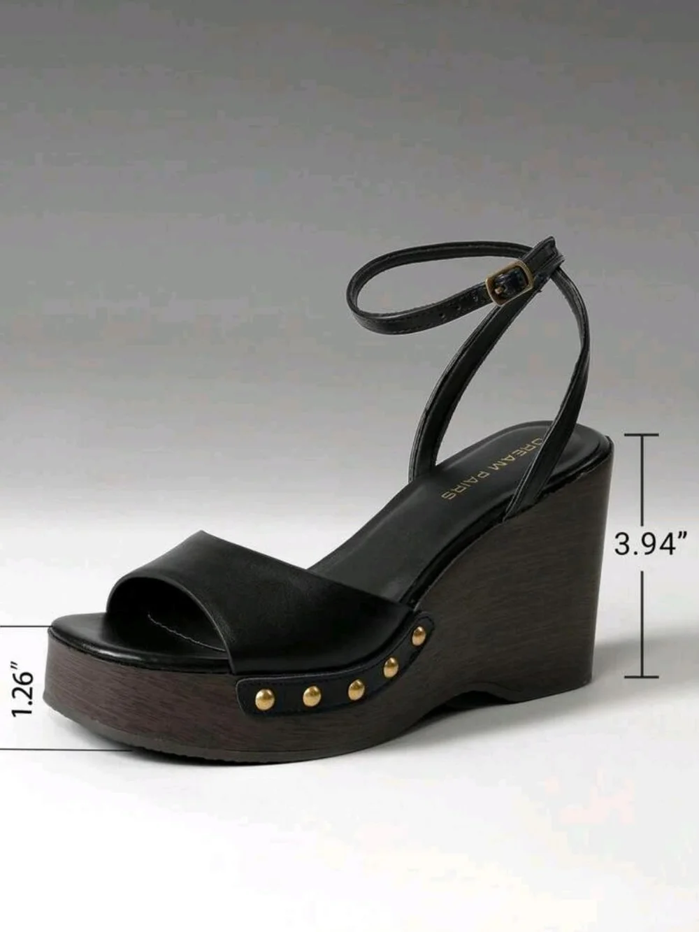 Dream Pairs black leather